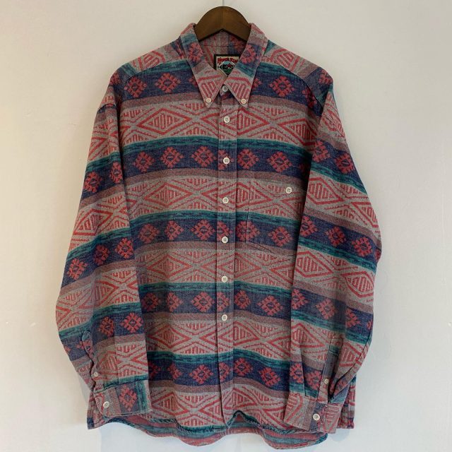 【men's】ortega  long sleeve shirt
￥5,500-

#alaska_tokyo
#vintage
#shimokitazawa
#usedclothing