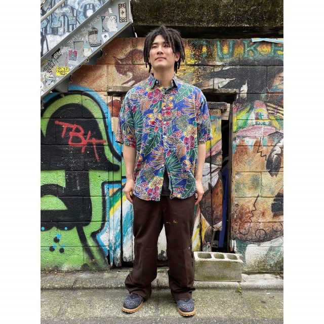 【men's】
・Hibiscus Hawaiian shirts
・dickies 874 pants

#alaska_tokyo
#vintage
#shimokitazawa
#usedclothing